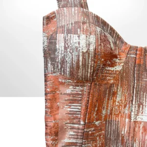 bustier jaspeado naranja con gris