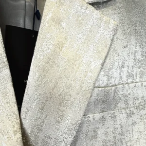 the vest blanco jaspeado