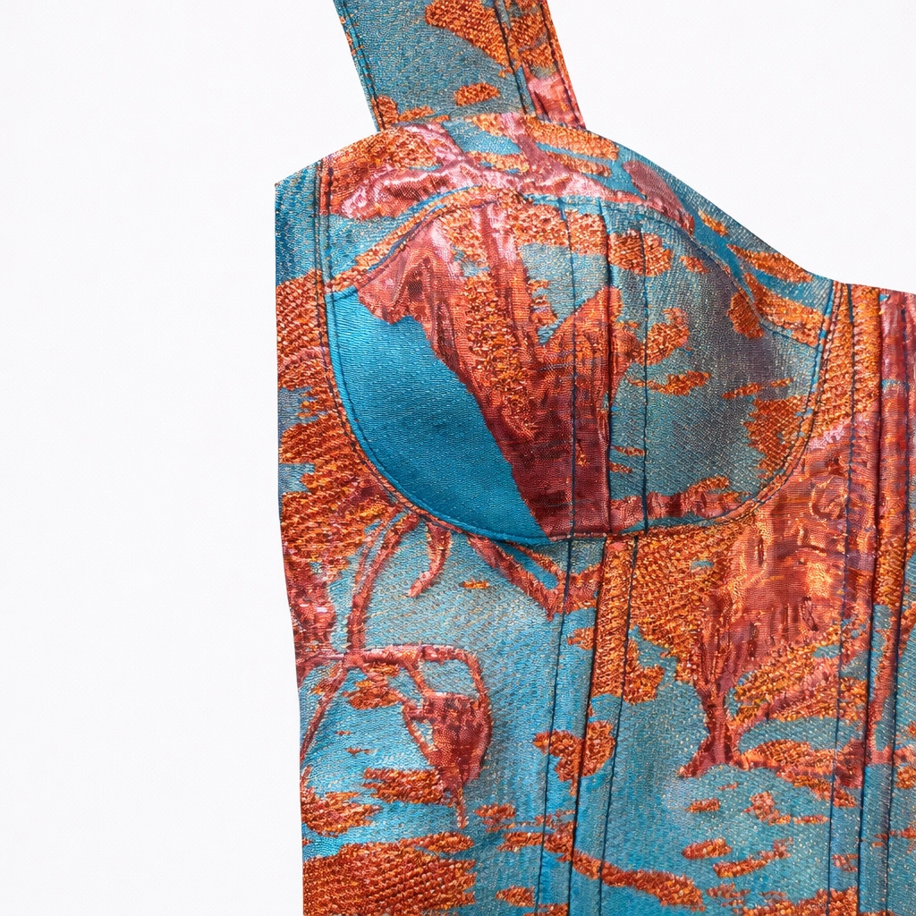 bustier-jaquard-metalizado-salmon-y-azul-2