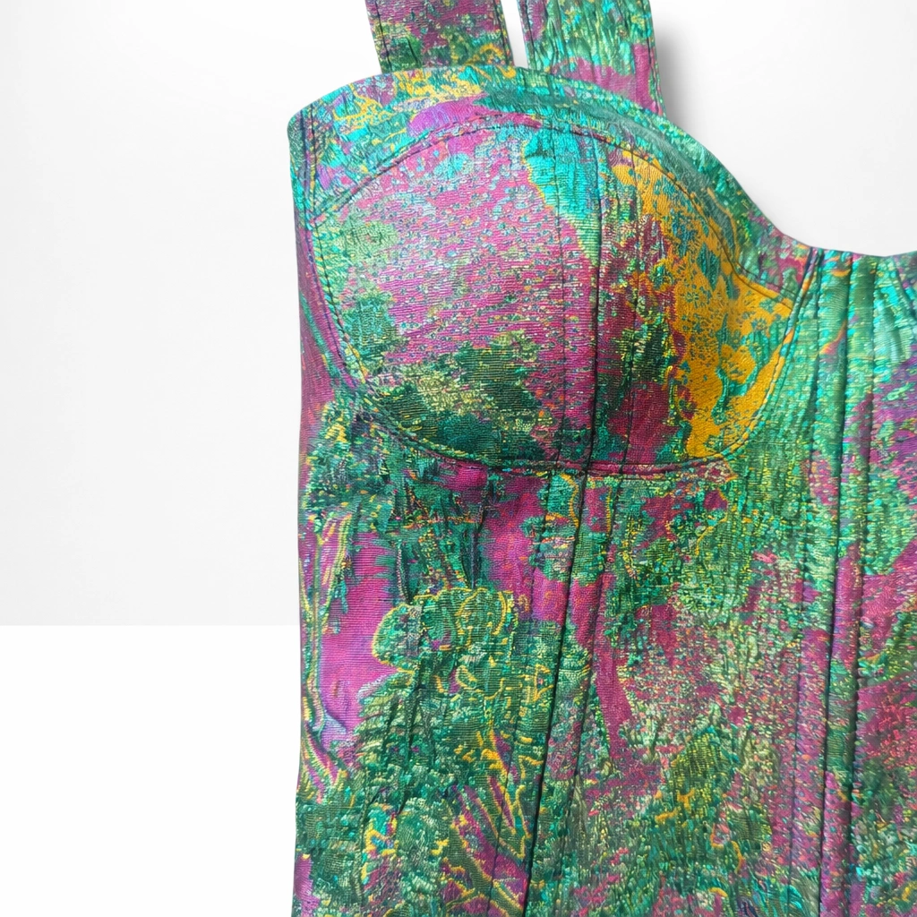 bustier-jaquard-verdes-lilas-y-mostazas-2
