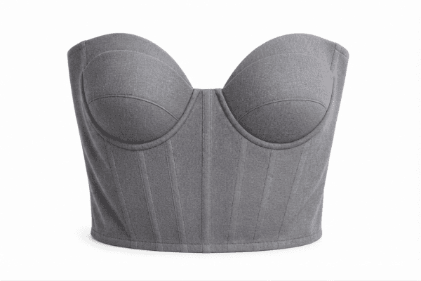 Bustier Strapless Maca Gris