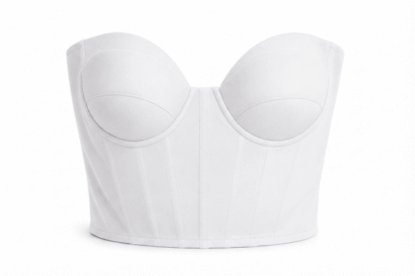 Bustier Strapless Maca Blanco