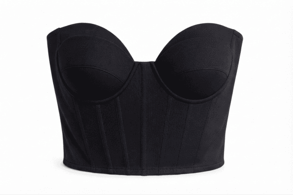 Bustier Strapless Maca Negro